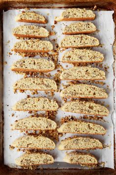 the bread is cut and ready to be baked in the oven for dinner or dessert