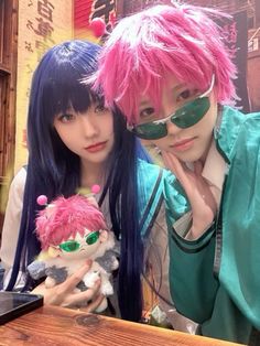 #saiki #saiteru Saiki X Teruhashi, Duo Costumes, Comedy Anime, Pretty Halloween, Cosplay Characters, Cute Halloween Costumes, Cute Cosplay, Best Cosplay, Cosplay Outfits