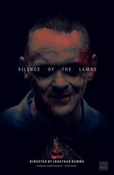 a man with blood on his face and the words, science of the lambs