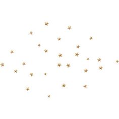 gold stars are flying in the air