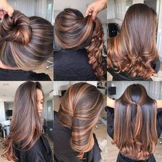 Balyage Long Hair, Hairstyles Trending, Summer Hair Highlights, Long Hair Color, Caramel Highlights