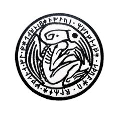 a black and white image of a seal with an eagle on it