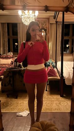 cindy kimberly ♥ @wolfiecindy on instagram Wolfie Cindy Outfits, Red Monochromatic Outfit, Cindy Kimberly Outfits, Cindy Wolfie, Wolfie Cindy, Outfits Nightclub, Dinner Fits, Monochromatic Outfit, Cute Panda Wallpaper