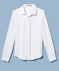 Best White Shirt, Blouse Dress Outfit, White Button Down Shirt, Shirt Fabric, White Shirts, White Outfits, White Blouse, Blouse Dress, White Shirt