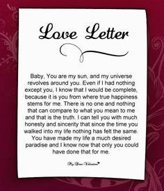 a love letter written on a piece of paper