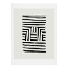 a black and white print with lines on it