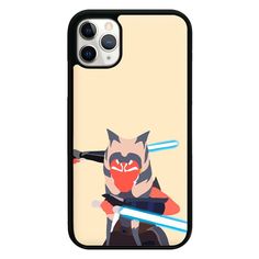 Ahsoka Tano - Star Wars Phone Case Star Wars Phone Case, Star Wars Merch, Star Wars Design, Galaxy S6 Edge, Galaxy Note 9, Ahsoka Tano, Star Wars Humor, Soft Rubber, Iphone Phone Cases