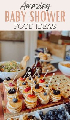 an image of baby shower food ideas