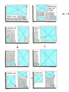 a bunch of diagrams that are on top of a piece of paper with some writing