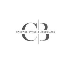 the logo for candice byrne & associates, which has been designed to be used as a