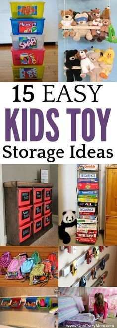 the top ten toys storage ideas for kids to use in their playroom and bedroom