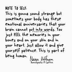 a handwritten note to someone about self