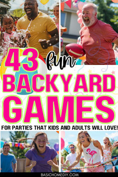 the back yard games for families that kids and adults will love