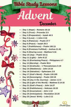 Prepare for Christmas with this Advent Bible study lessons packet. With free printable worksheets: daily Bible study plan, daily themes with example prayers, Bible study and reflection questions, and journalling worksheets! Get yours today and spend each day of the Advent in close fellowship with God. Advent Bible Reading Plan For Kids, Teen Bible Study Lessons, Advent Bible Study, Christmas Bible Study, Scripture Plans, Bible Study Plan, Advent Scripture, Teen Bible Study, Advent Prayers