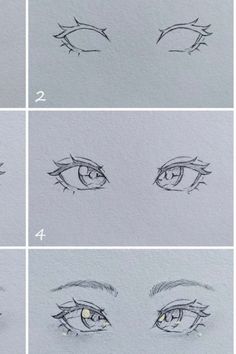 how to draw eyes step by step