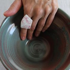 Ring with a hand picked beach pottery shard.  The ceramic shard was smoothened by years of The North Sea waves and wind and was found in Shoeburyness, UK. Pottery shard top, stainless steel ring It is a US size 8, UK size P1/2Q, Diameter - 18mm Real colors may be slightly different from their appearance on your display. Sea Waves, North Sea, Stainless Steel Rings, Band Rings, Stainless Steel, Display Homes, Ceramics, Electronic Accessories, Music Clothes