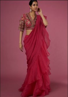 Saree #canada , Maharani Designer Boutique, Call us: +91-7626902441 ( Whatsapp Available ) #trendy  #trending  #trendingpost  #saree  #sareefashion  #sareecollection  #sareesonline  #sareedesigns  #partywear  #partyweardress  #canada #london #newyork #france #california  #californiawedding  #vancouver Ridhi Mehra Saree, Blouse Design For Heavy Bust And Arms, Western Saree Blouse Designs