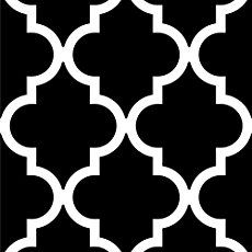 a black and white geometric pattern