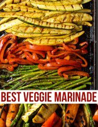 the best veggie marinade for grilling, cooking and roasting vegetables