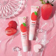 Wet Lips, Strawberry Lip Balm, Lip Patch, Fancy Makeup, Moisturizing Lip Balm, Sleeping Mask, Makeup Items, How To Line Lips, Lip Mask