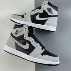 Reposhing This Item I Purchased From @Viviana1787. Loved It, But Ready To Rotate For Something New. Questions? Leave A Comment Below! Shadow 2, Womens Jordans, Jordan 1 High, Jordan Shoes, Jordan 1, Athletic Shoes, Black And Grey, Women Shoes, Grey