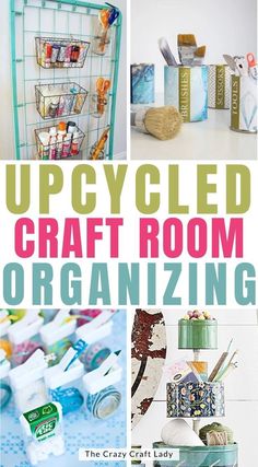 an image of organized craft room organization