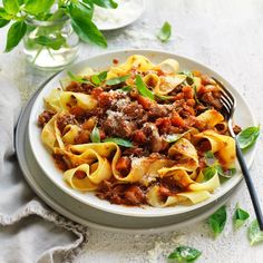 Slow Cooked Lamb Ragu with Pappardelle Recipe | myfoodbook Slow Cooker Ragu, Duck Ragu, Pappardelle Recipe, Lamb Ragu, Ragu Recipe, Pappardelle Pasta, Slow Cooked Lamb, How To Peel Tomatoes, Fresh Watermelon