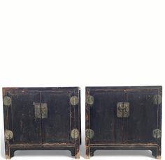 This pair of antique Asian cabinets is originally from Shanxi province and has been meticulously restored by skilled craftsmen. Its exquisite beauty lies in its well-aged lines, patina, and texture. It boasts two shelves and two interior drawers, bringing a sense of graceful simplicity and tranquility to any living area, bedroom, or other space. The price includes both cabinets, one of which is missing its key. Item No.: CBS241 Dimension: 31.1"W, 16.9"D, 32.3"H Circa: Late 19th Century Material: Antique Chinese Cabinet, Shanxi China, Asian Cabinet, Chinese Cabinet, Furniture Care, Living Room Decoration, Natural Living, Large Furniture, Room Decoration