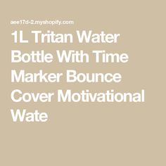 1L Tritan Water Bottle With Time Marker Bounce Cover Motivational Wate Travel Food, Gym Women, Fashion Lifestyle, Food Animals, Hats For Men, Markers