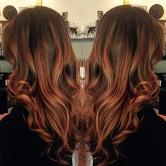 Brunette Auburn, Hair Color Red Ombre, Brown Hair Dye, Fall Hair Color For Brunettes, Brunette Balayage Hair, Balayage Hair Blonde