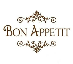 the bon appeti logo is shown in brown