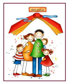 a family under an umbrella with the words sequa on it