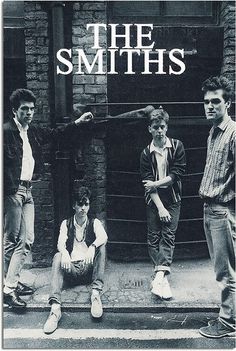 the smiths poster with four young men