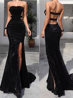 Strapless Evening Dress, Classy Dresses, Coctail Dresses, Black Mermaid, Graduation Dresses, فستان سهرة, Beauty Dress, Bodycon Dresses, Wedding Guests