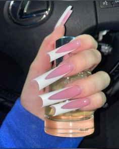 Cheetah French Tip, French Tip Long Nails, Acrylic Toes, Nails Coffin Short, Colored Acrylic Nails