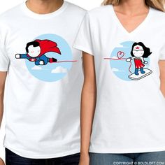 Made for Loving You His & Hers Couple Shirts – BOLDLOFT Couple T Shirt Design, Wonder Woman Shirt, Superman Gifts, Superman Shirt, Superhero Gifts, Superhero Shirt, Couple Tees, Superman Wonder Woman, Couple Shirt