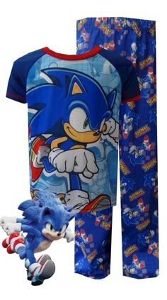 sonic the hedgehog pjs set for boys