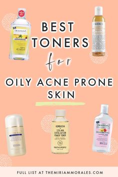 Oil Control Products Skin Care, Best Toner For Oily Skin Acne, Skincare Oily Skin, Toner For Oily Skin, Best Cleansers, Oily Skin Toner, Skincare Recommendations