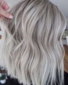 Fall Hair For Platinum Blondes, Platinum Blond Balayage, Cool Ashy Blonde Hair, Platinum Hair With Lowlights, Silver Toned Blonde Hair, As Blond, Ice Blonde Hair With Lowlights, Icy Platinum Blonde Hair With Lowlights, Silver Blonde Hair Balayage