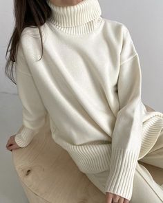 Winter Turtleneck, Winter Jumpers, Oversized Sweater Women, Women Sweaters Winter, Basic Sweaters, Solid Sweaters, Ladies Turtleneck Sweaters, Thick Sweaters, Womens Turtleneck