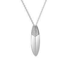 Unveiling the "Diamond Crest Wave" necklace by RAWNESS. A harmonious blend of the surfing spirit and opulent sophistication, this surfboard pendant necklace is meticulously sculpted from premium silver. Its allure is enhanced by a sparkling diamond, perched gracefully at the top, reminiscent of the sun's glint on a morning wave. Choose from three radiant finishes: the timeless luster of natural silver, the sunlit gleam of yellow gold, and the soft blush of rose gold. Each variant is gold-plated Aluminium Jewelry, Silver Surf, Wave Jewelry, Aluminum Jewelry, Wave Necklace, Sparkling Diamond, Kitesurfing, Surf Style, White Rose Gold