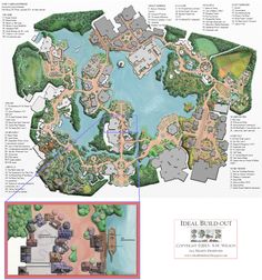 a map of the theme park at disney's animal kingdom