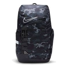 Nike Elite Pro Backpack 'Black Camo' DA7278-010 Nike Elite Bag, Nike Elite Backpack, Elite Backpack, Nike Elite, Swag Shoes, Black Camo, Black Backpack, Aesthetic Clothes, Camo