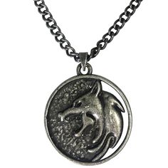 PRICES MAY VARY. DESTINY IS A BEAST: Geralt's medallion necklace is ideal for any fan of the Witcher. This is an exact replica of the medallion worn by Henry Cavill as the Witcher in Netflix: The Witcher television series. Great as a cosplay piece as well as casual jewelry attire. QUALITY MATERIALS: Molded flat relief design; durable antique silver construction; Medallion measures approximately 2 inches in diameter; chain is 30 inches; Ages 15 and up EVERY FAN WILL LOVE: This video game pendant Wolf Medallion, Witcher Medallion, Witcher Geralt, The Witcher Geralt, Relief Design, Casual Jewelry, Replica Prop, White Wolf, Medallion Necklace