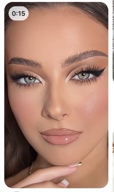 Attending A Graduation Outfit, Makeup For Black Dress Formal Brown Eyes, Makeup Looks Glam, Makeup Ideas For Wedding, Beautiful Makeup Looks, Bride Indian, Classic Makeup, Formal Makeup, Your 20s