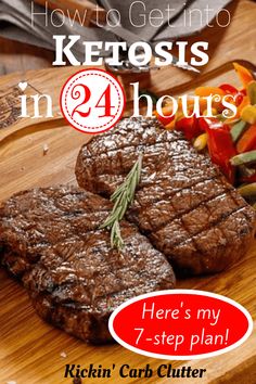 Want to know how to get into ketosis in 24 hours? Simply follow this easy 7-step plan! Low Fat Diet Recipes, 1200 Calorie Diet Meal Plans, Fasting Plan, Keto Fast, Ketosis Diet, Ketogenic Diet Meal Plan, Ketogenic Diet Plan, Egg Diet, Diet Help