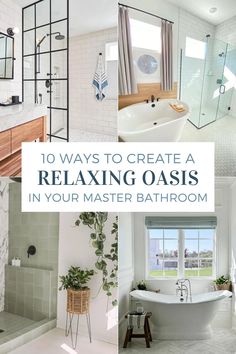 Ready to upgrade your bathroom? 🛁 Check out our guide on 10 Ways to Create a Relaxing Oasis in Your Master Bathroom, and start enjoying the ultimate at-home spa experience! Master Bath Spa Retreat, Bathroom Vanity Designs, Bathroom Oasis, Beautiful Entryways, Master Bathrooms, Florida Homes, Budget Bathroom, Patio Designs