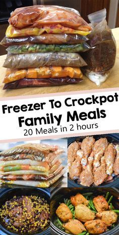 freezer to crockpot family meals in 2 hours