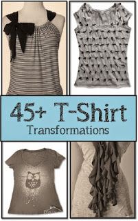 four different types of t - shirts with the words, 45 + t - shirt transformationss