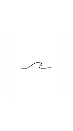 a black and white drawing of a wave